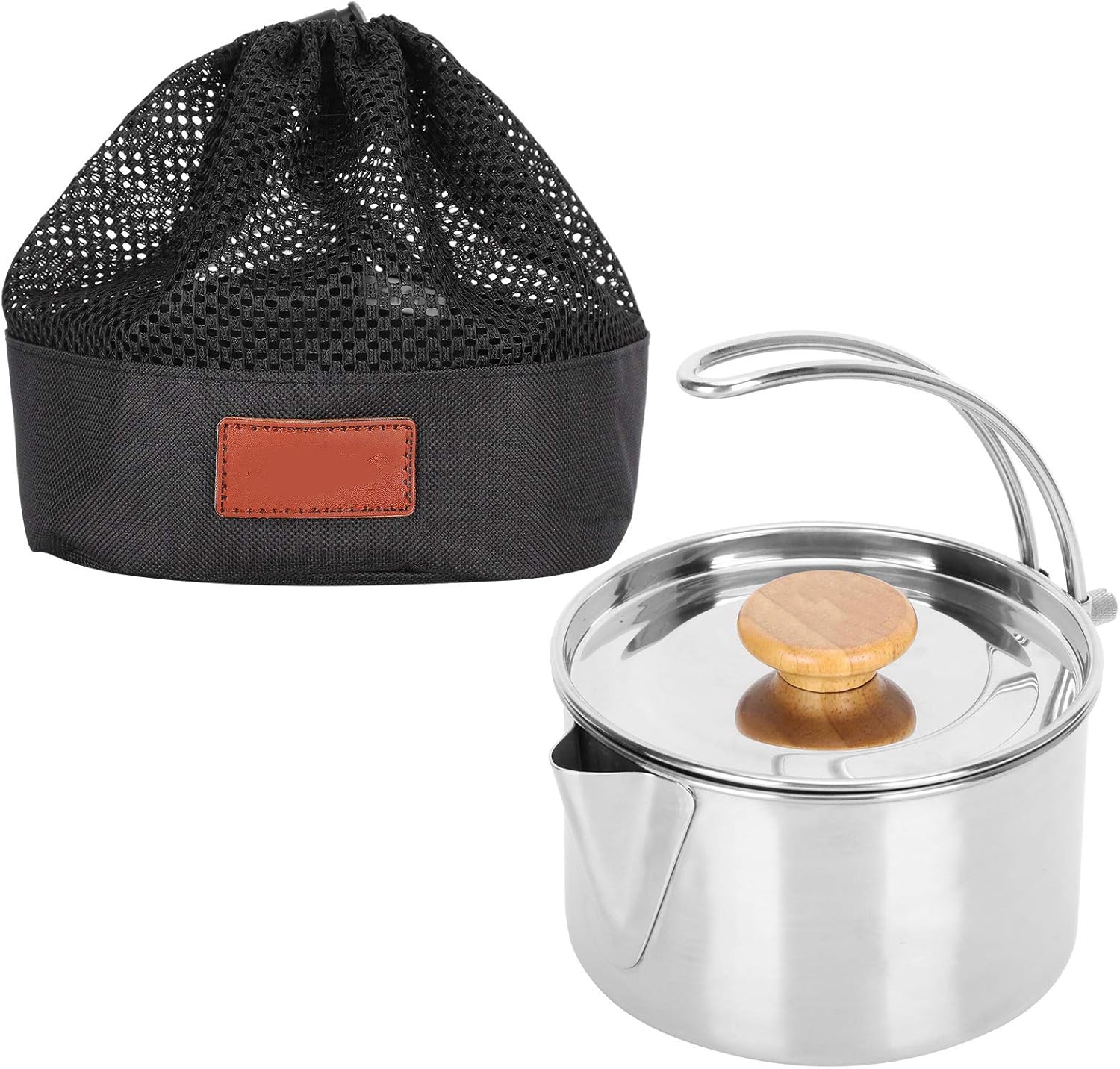 Stainless Steel Kettle, Portable Tea Kettle, Folding Coffee