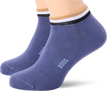 BOSS 2P AS Stripe Col CC, Calzini Uomo, Silver40