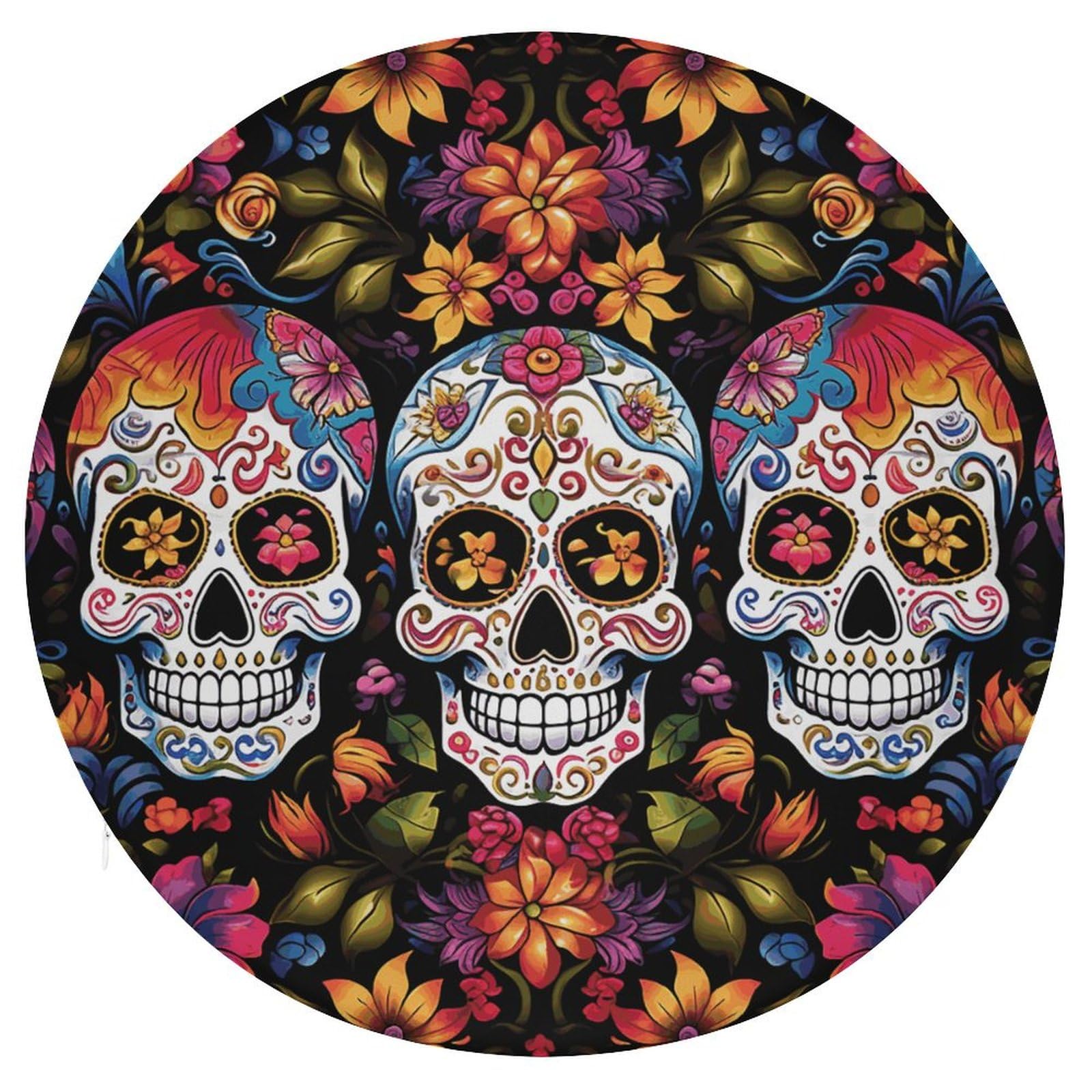 Coussin de siège rond pour soulager le dos en méditation