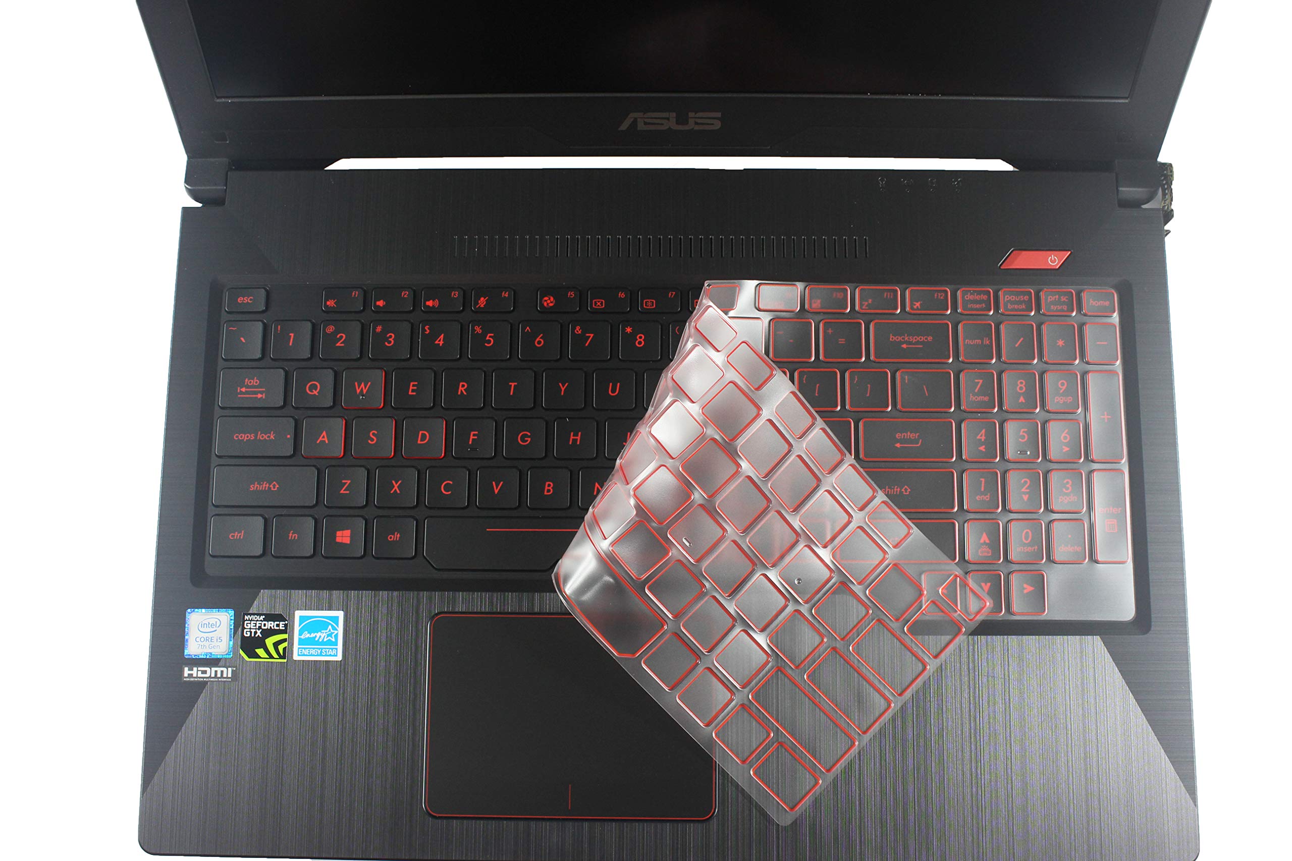 Leze Premium Tpu Keyboard Protector Skin Cover For Asus Fx503vd