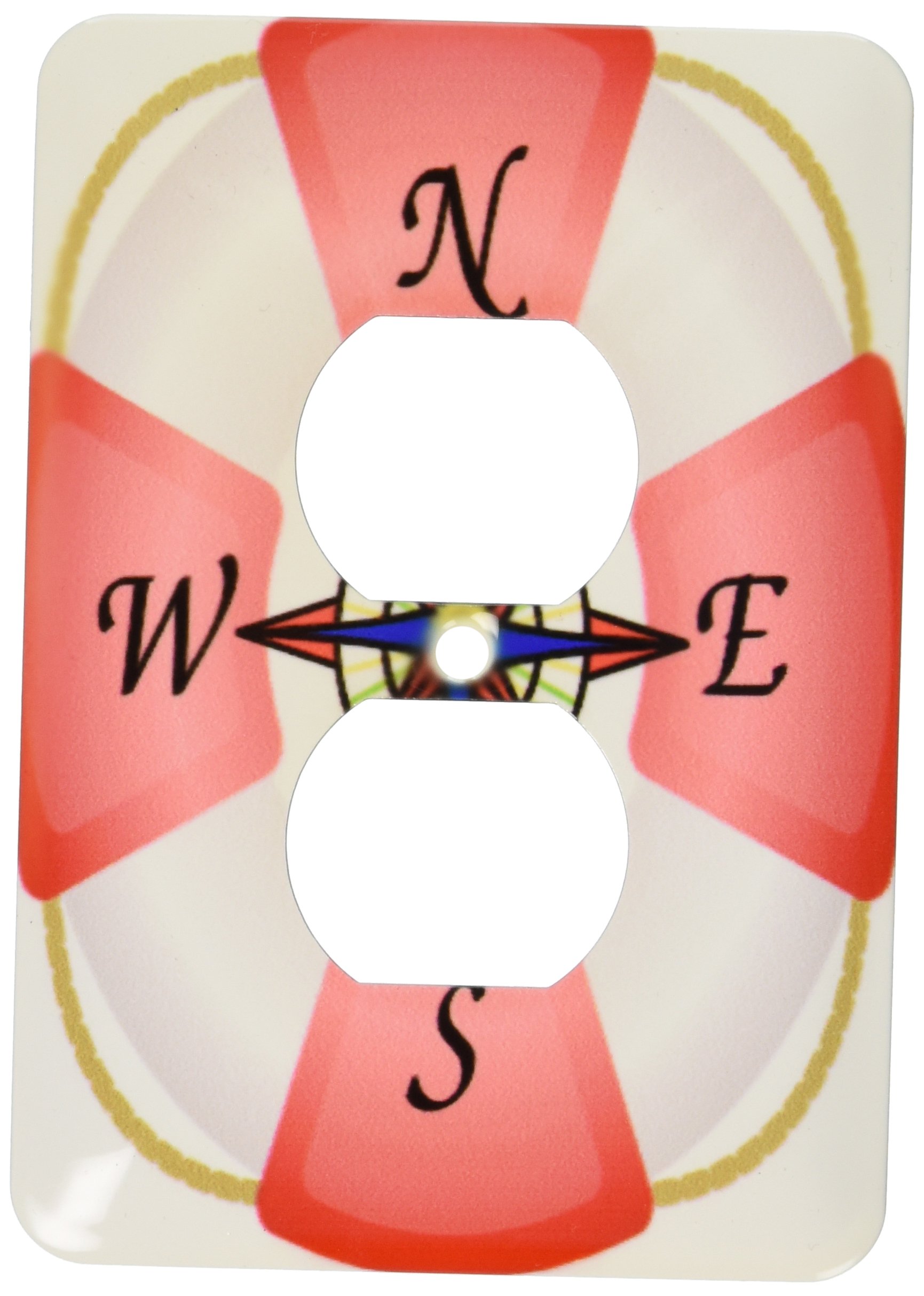 Compas nautique sur bouée lsp_119338_6 remplacer plaque plastique blanche double prise