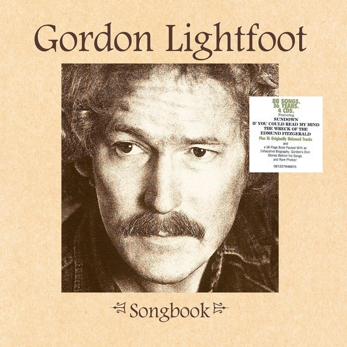 Gordon Lightfoot - Songbook: 88 Songs. 36 Years. 4 CDs. Plus Booklet