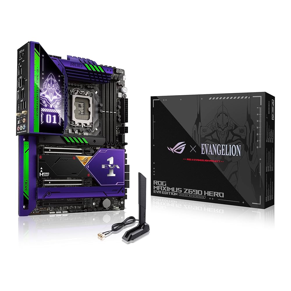 ROG Z690 HERO EVA EDITION DDR5メモリ32GB付き ASUS ROG Maximus Z690 Hero EVA (ROG x Evangelion) Z690 ATX