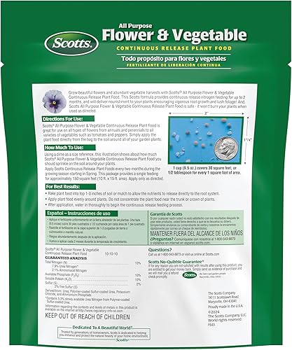 Miniatura 2 de Scotts Alimento vegetal multiusos de liberación continua de flores y verduras 3 libras