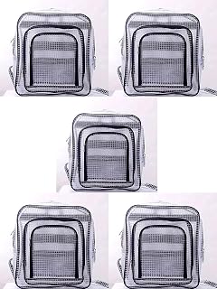 ESD 15.7inch 40cm*35cm*15cm anti-static clear pvc backpack,cleanroom engineer tool bag full cover pvc for put computer tool working in clean room 5PCS