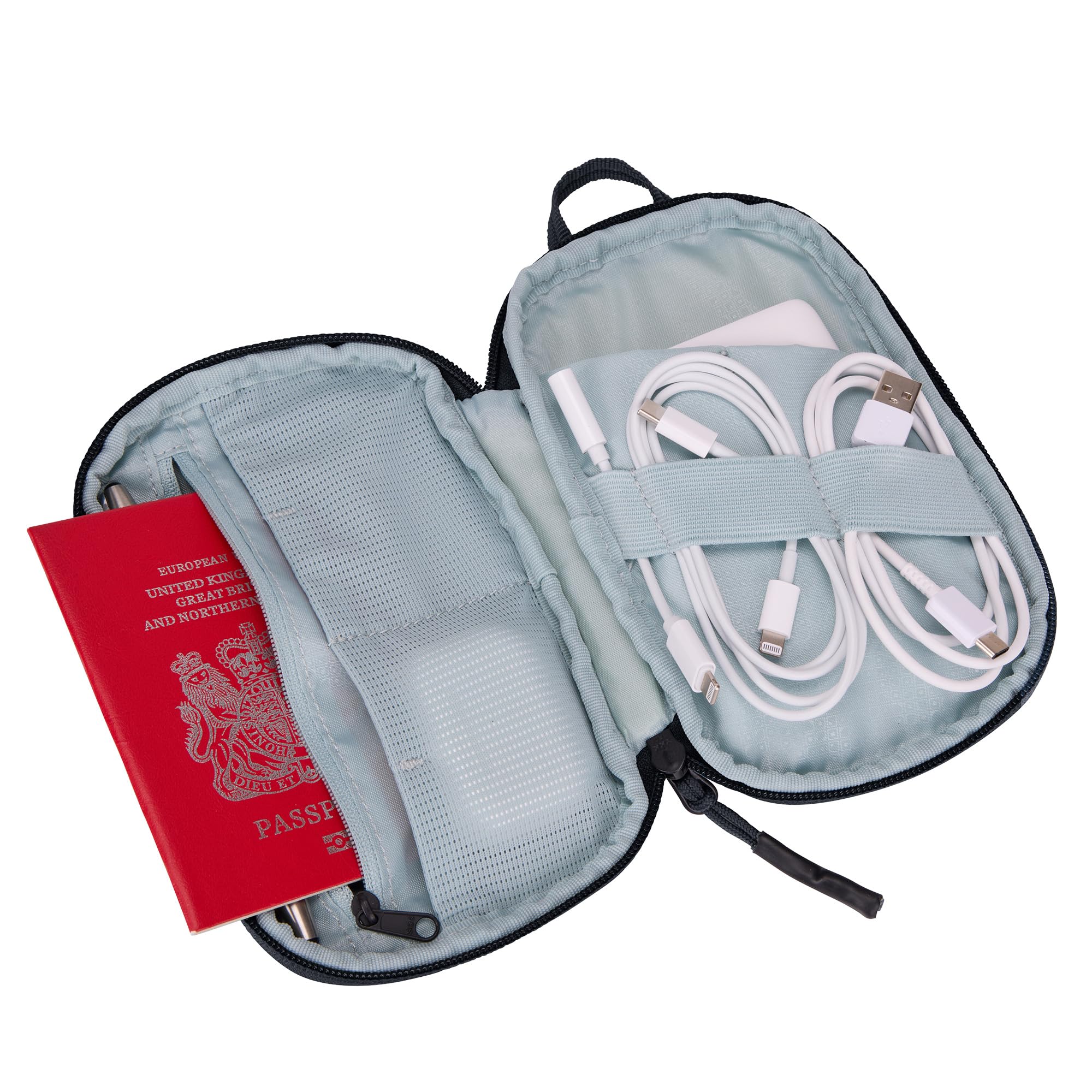 Thule Subterra 2 Powershuttle mała torba na urządzenia elektroniczne, Vetiver Gray, jeden rozmiar, organizer