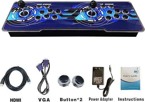 32000-in-1 Arcade Console 4-Player 3D Games 128GB TF