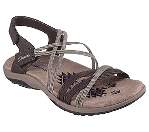 Skechers Women's Reggae Slim - Takes Two Sandal