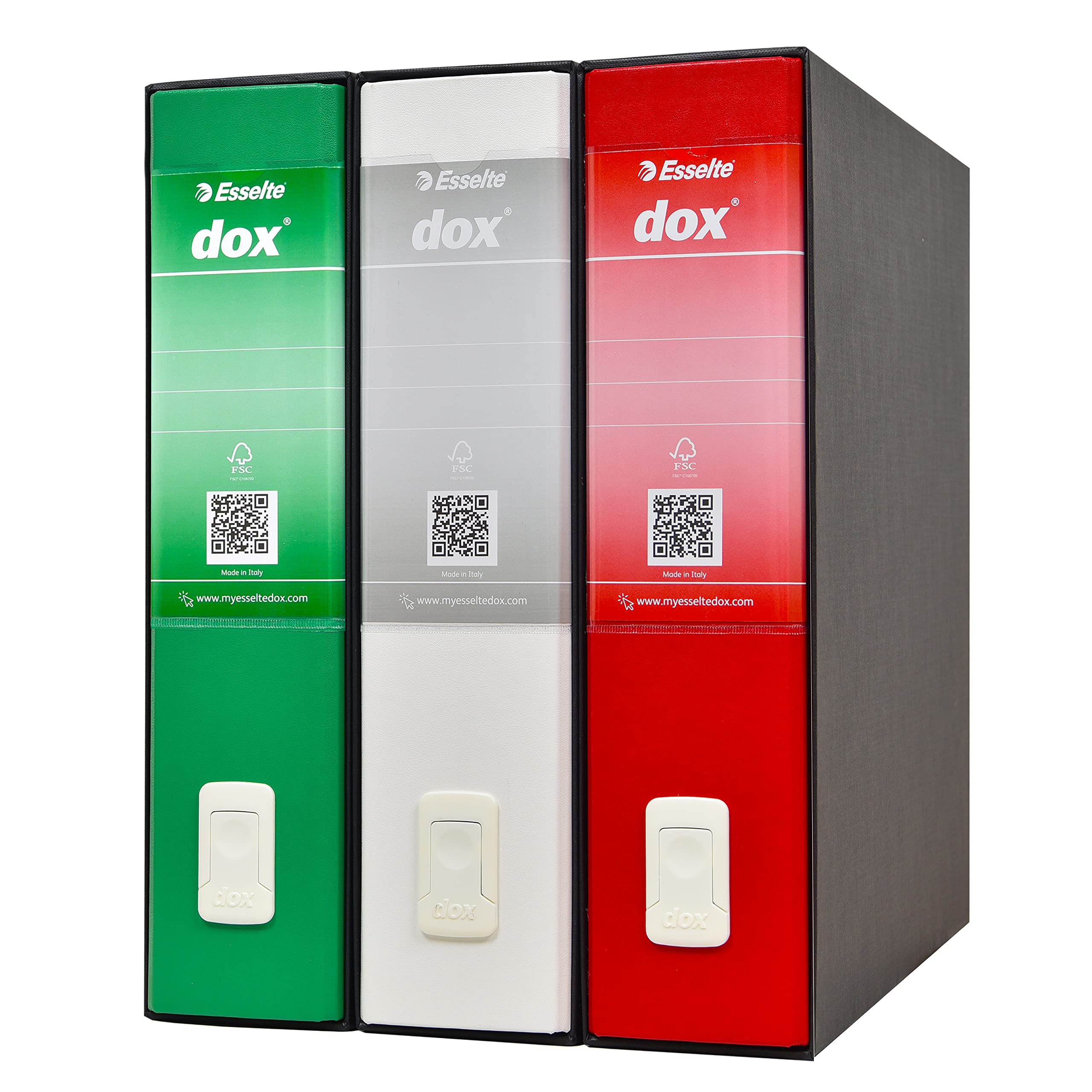 Esselte Tridox Tricolore Dźwignia A4, Wielobarwny, 390262031