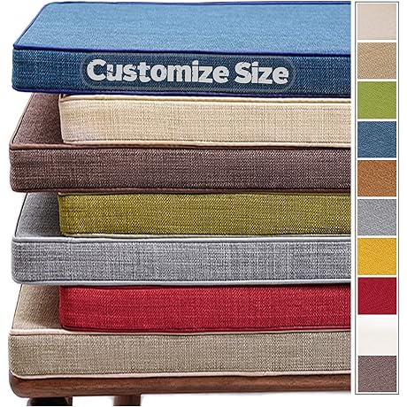 Linen Cushion Covers for Dinette Chairs