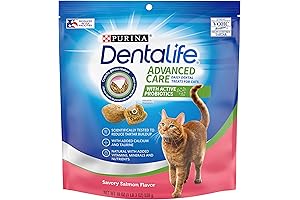 Purina DentaLife Cat Dental Treats: Savory Salmon Flavor