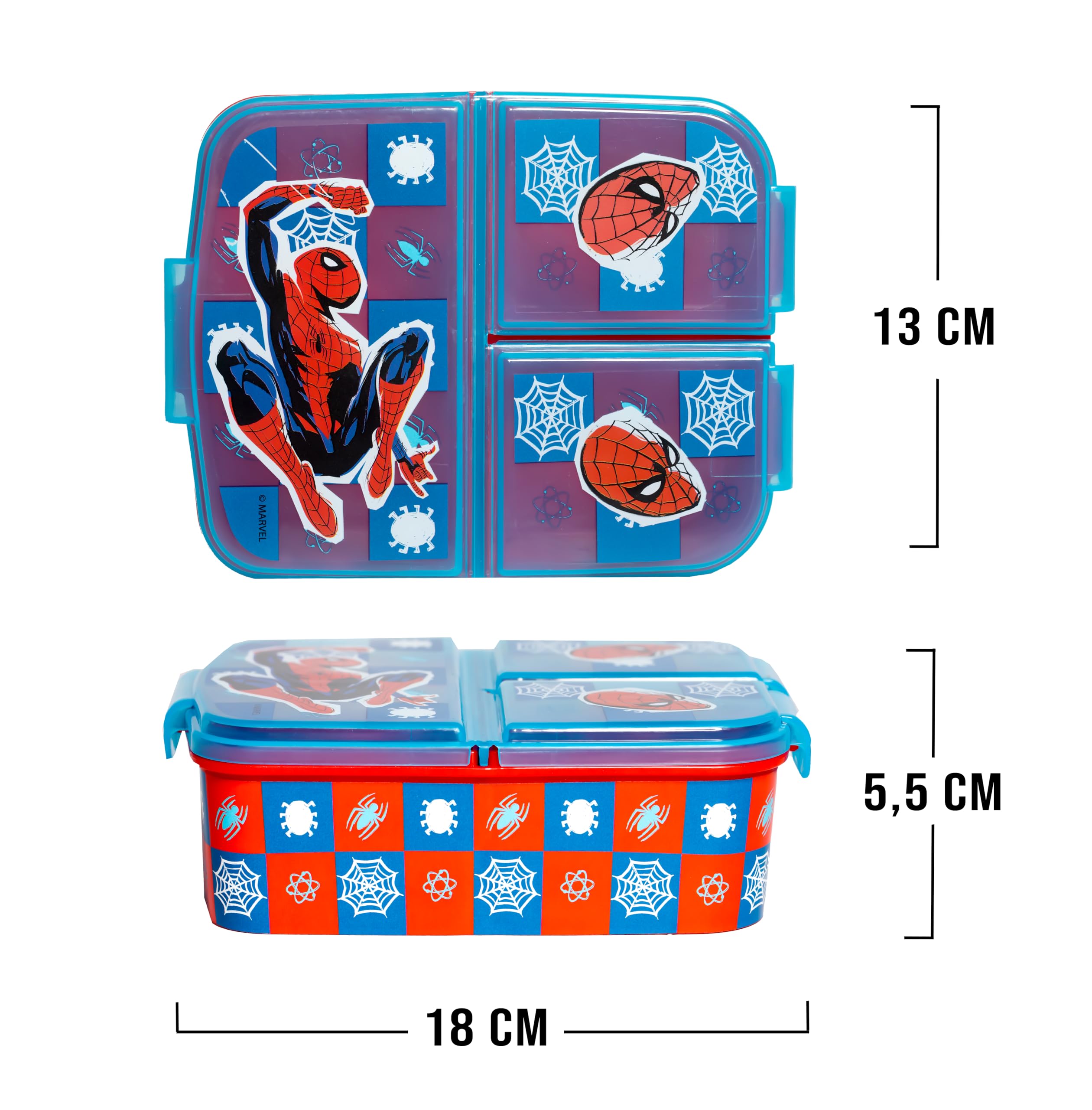 Set Spiderman 4 Pezzi - Borraccia E Portapanino Per Bambini - Foto 9