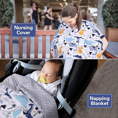 Miniatura 7 de Rquite Funda de asiento de automóvil de dinosaurio para bebé, fundas de asiento de automóvil para bebé, funda transpirable para asiento de automóvil