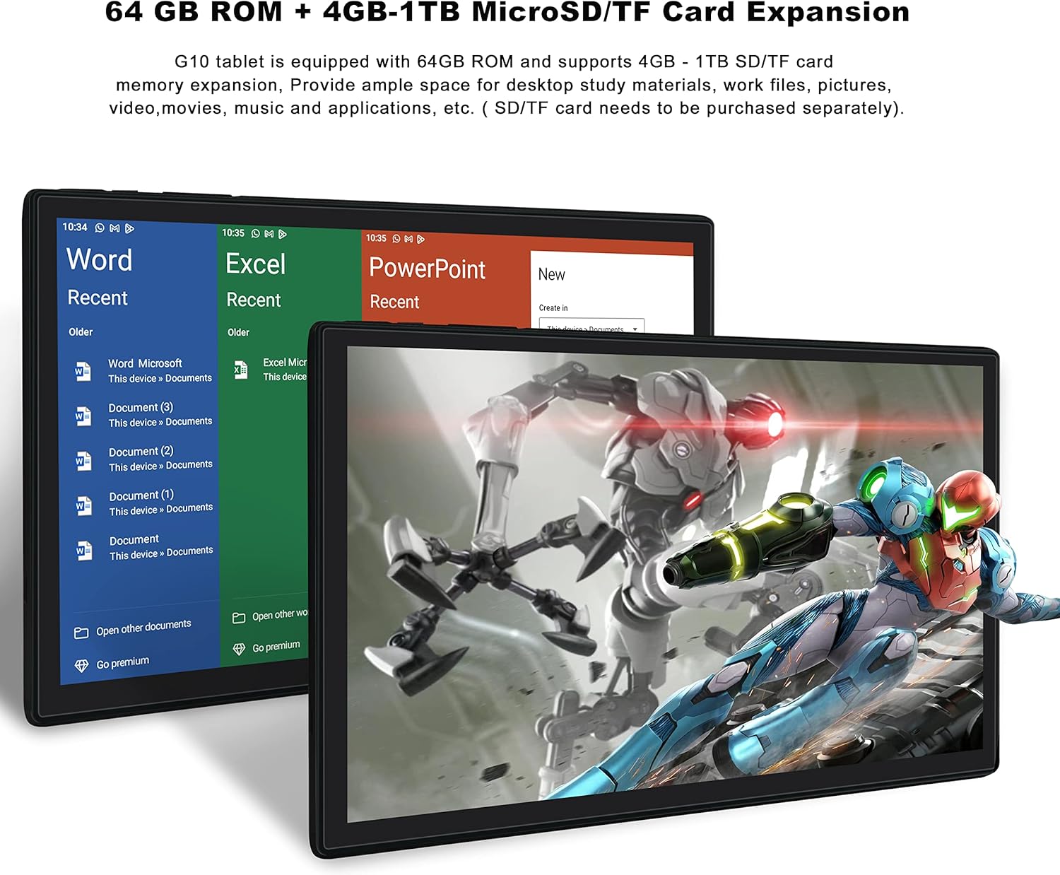 GOODTEL Tablet 10 Pollici Android 13 10GB RAM+64GB ROM(TF 1TB),WiFi 5G/2.4G+Bluetooth 5.0/Google GMS/GPS/Widget/Type-C/OTG/6000mAh/8MP+5MP,con Mouse+Tastiera+Custodia,Nero GOODTEL Tablet 10 Pollici Android 13 10GB RAM+64GB ROM(TF 1TB),WiFi 5G/2.4G+Bluetooth 5.0/Google GMS/GPS/Widget/Type-C/OTG/6000mAh/8MP+5MP,con Mouse+Tastiera+Custodia,Nero
