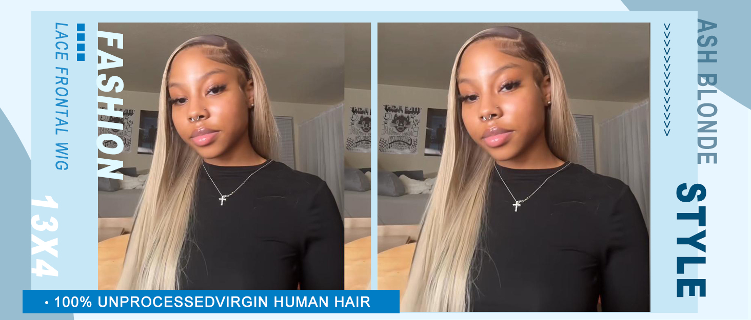 COPY - Kim k 28in full closure ash platinum blonde human Kim Kardashian main image 2