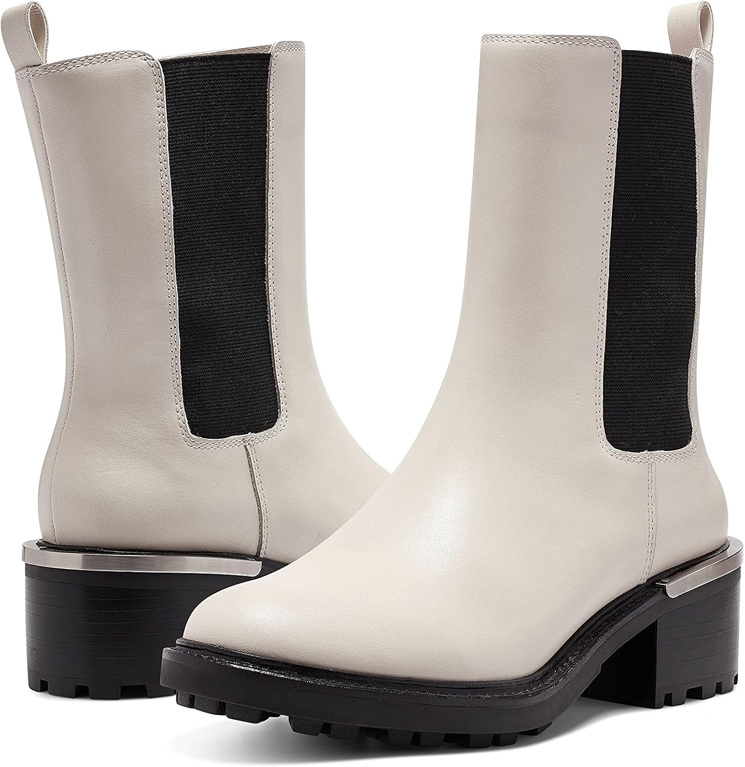 Vince Camuto Women's Footwear Women's Kourtly Chelsea Ankle Boot, New Cream, 7.5