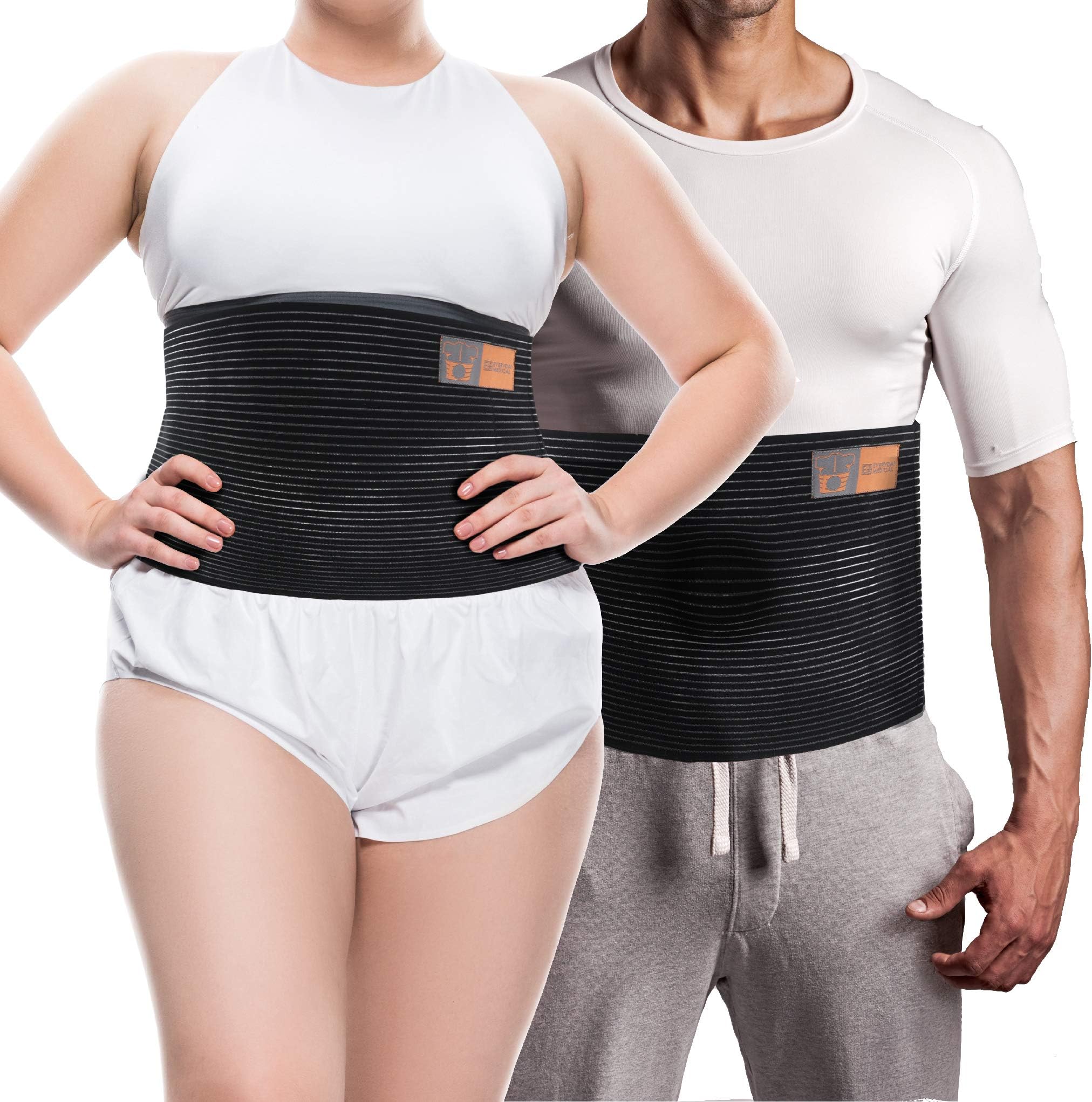 Everyday Medical Plus Size Umbilical Hernia Support Belt I Pain and Discomfort Relief from Umbilical, Navel, Ventral and Incisional Hernias I Hernia Binder for Big Men and Large Women I XXL/2XL