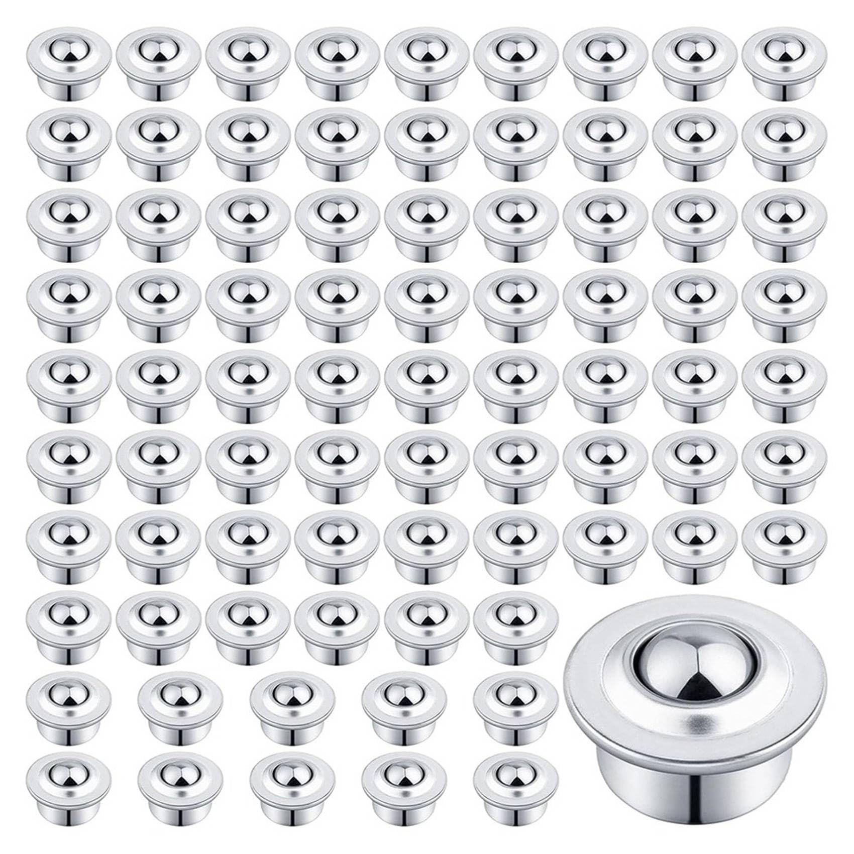 Jnchdghwa As Shown 5/8Inch Roller Ball Transfer Bearing,160Pcs -15H Carbon Steel Ball Bearing Rollers,Ball Transfer Bearing Casters