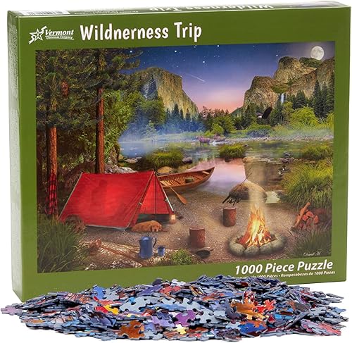 Miniatura 3 de Vermont Christmas Company Wilderness Trip Jigsaw Puzzle 1000 piezas