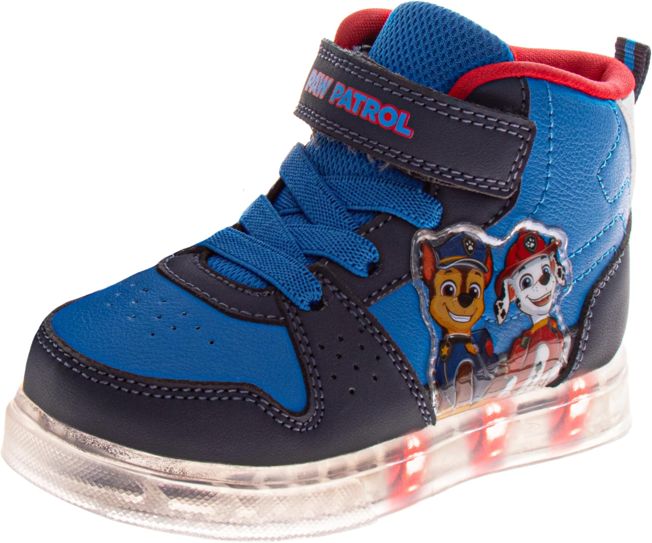 Cars Paw Patrol Spiderman Monster Jam Sonic Boys Hightop Light Up Shoes