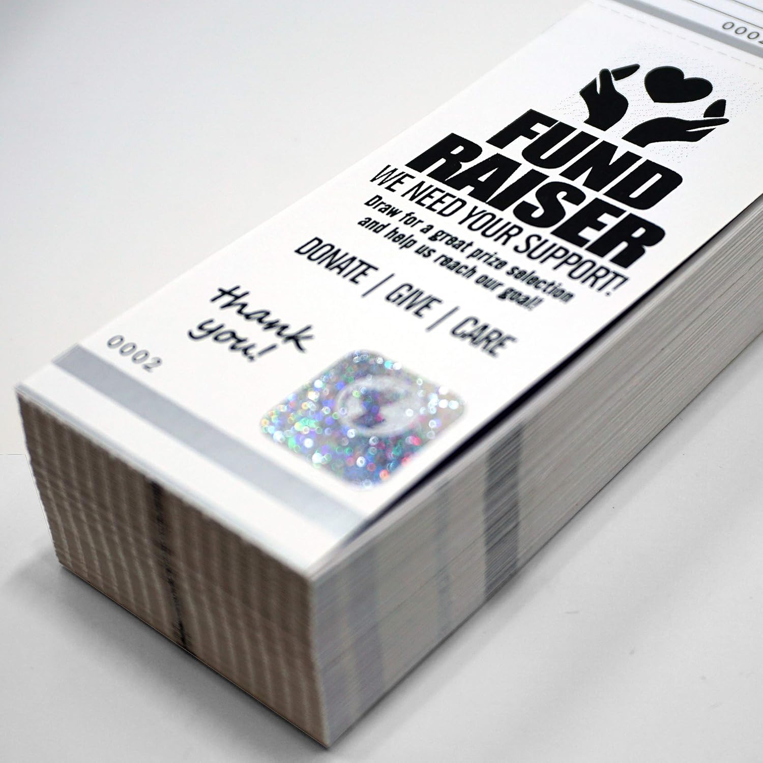 Fundraiser Tickets - Fast, Secure & Affordable Event Tickets by MyZone Printing (Silver, 400)
