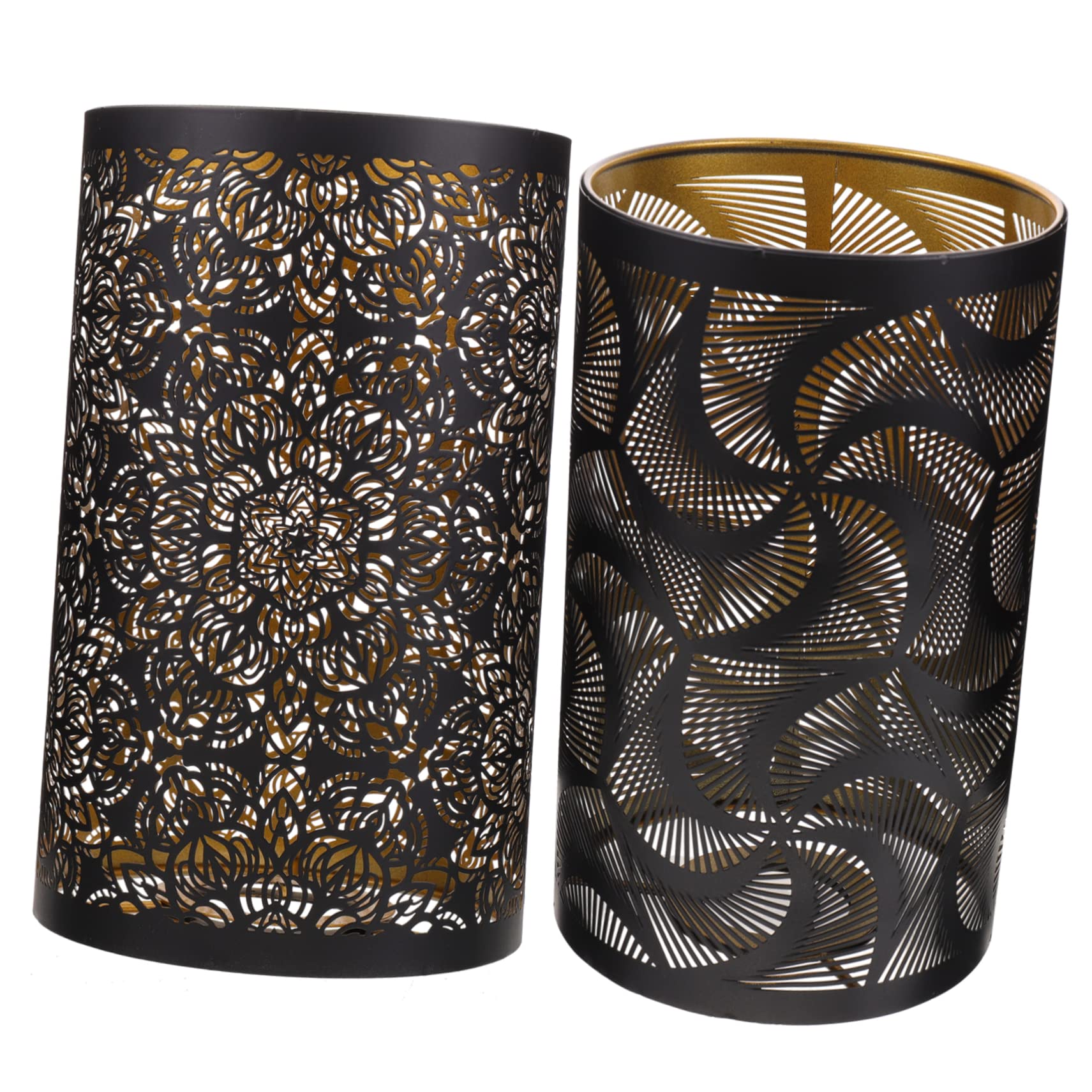 Amazon.co.jp: Frcolor 2pcs Forged Iron Hollow Lampshade Square 
