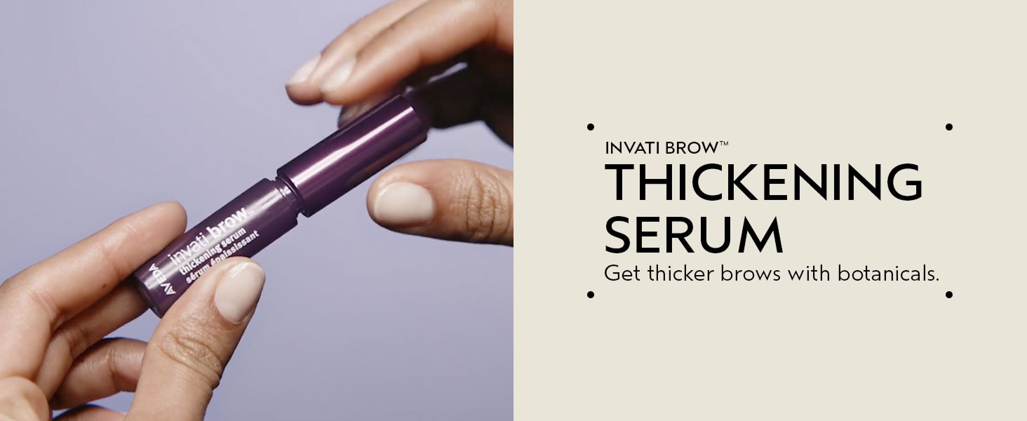 Aveda Invati Brow Thickening Serum | Brow Growth Serum for Thicker, Fuller Looking Brows | 96% Naturally Derived*, 0.17 Fl Oz