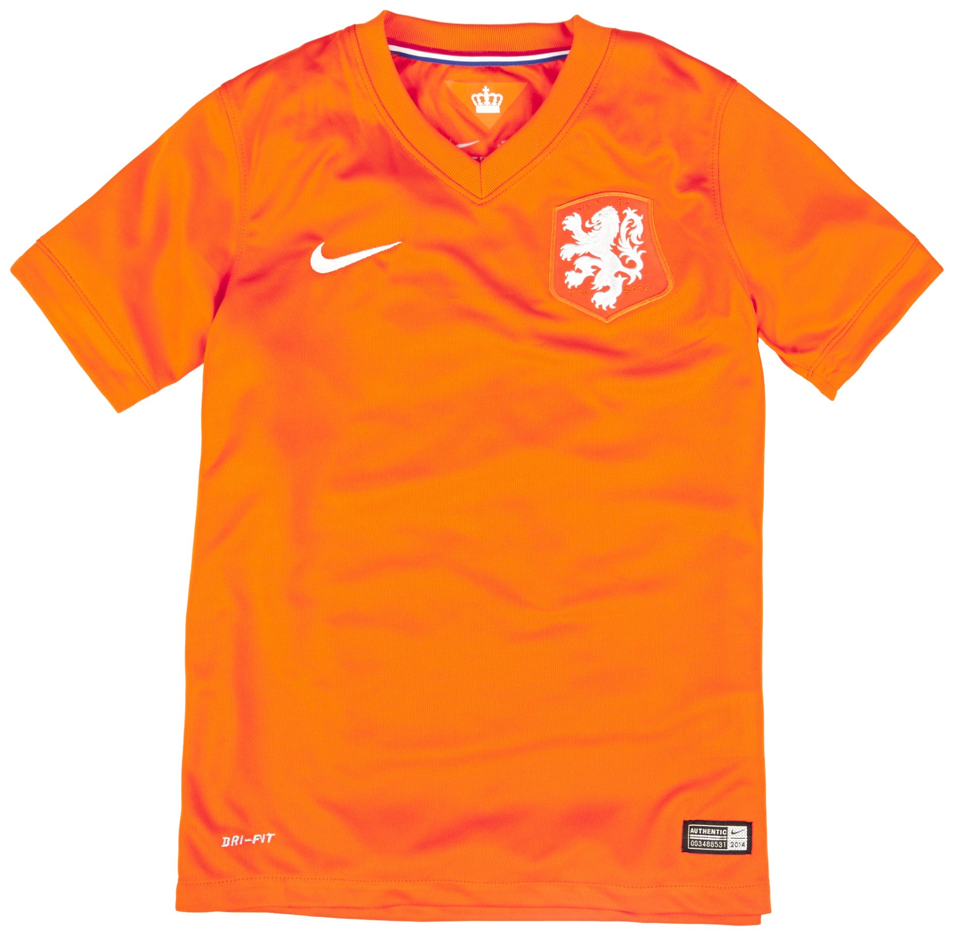 NIKE Netherlands 2014 Stadium Junior Soccer Shirt
