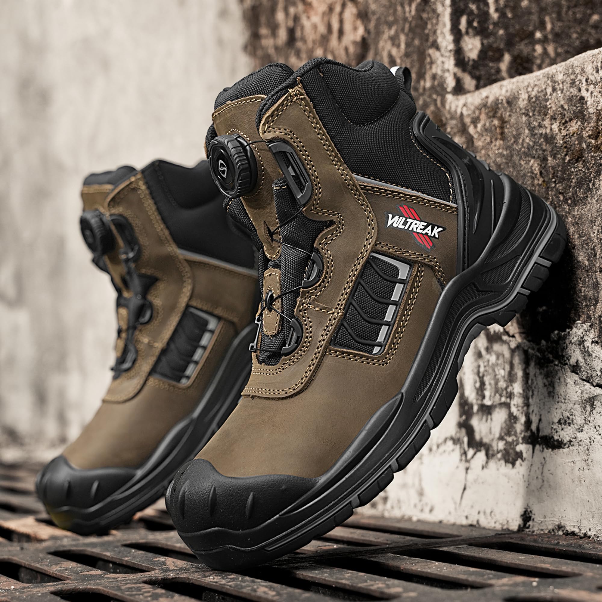 S3 HRO SRC Zapatos de Seguridad, Zapatillas de Seguridad con Punta de Acero Zapatos de Trabajo Zapatillas Trabajo Comodo Antideslizantes