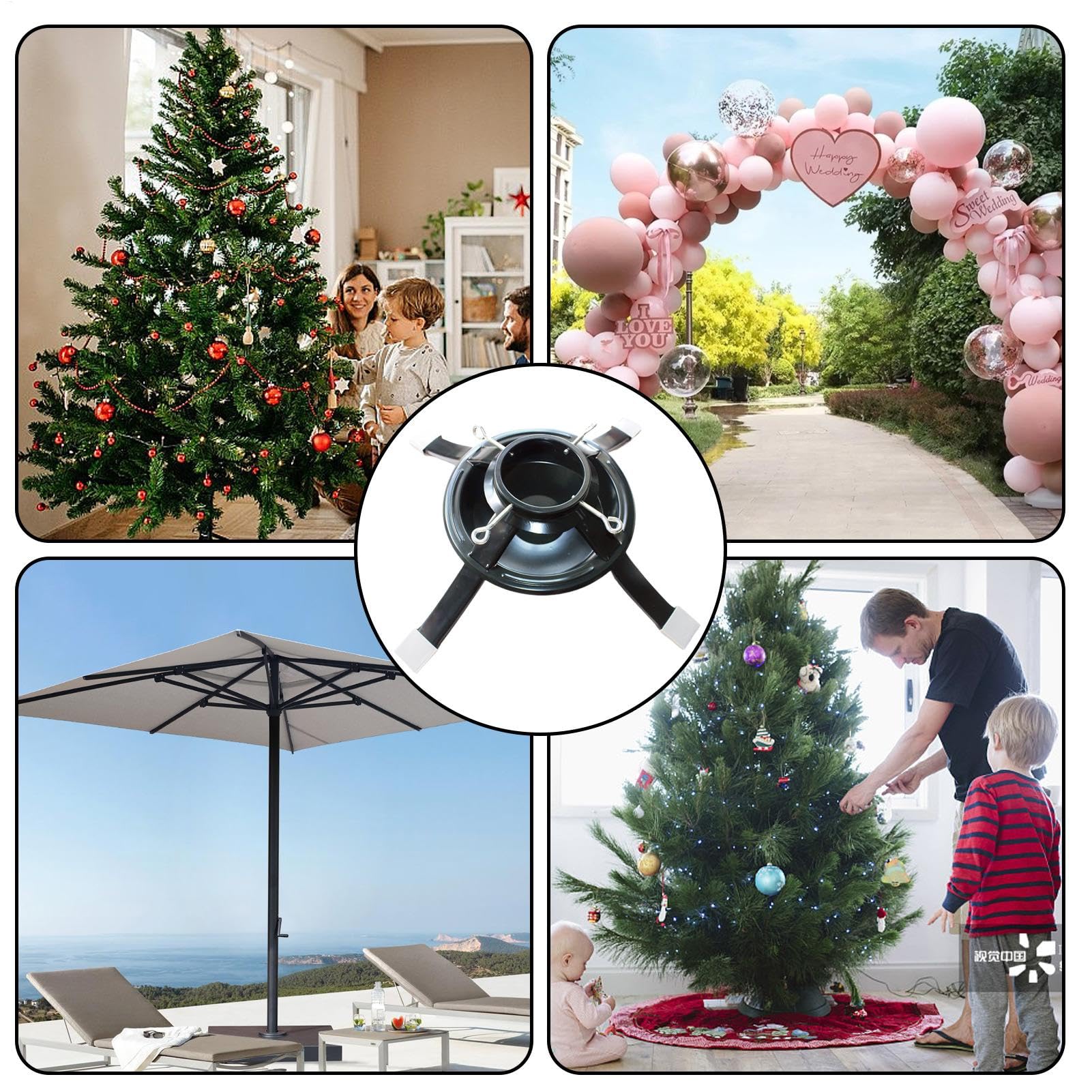 Soporte para árbol de Navidad Reemplazo del Soporte del árbol de Navidad