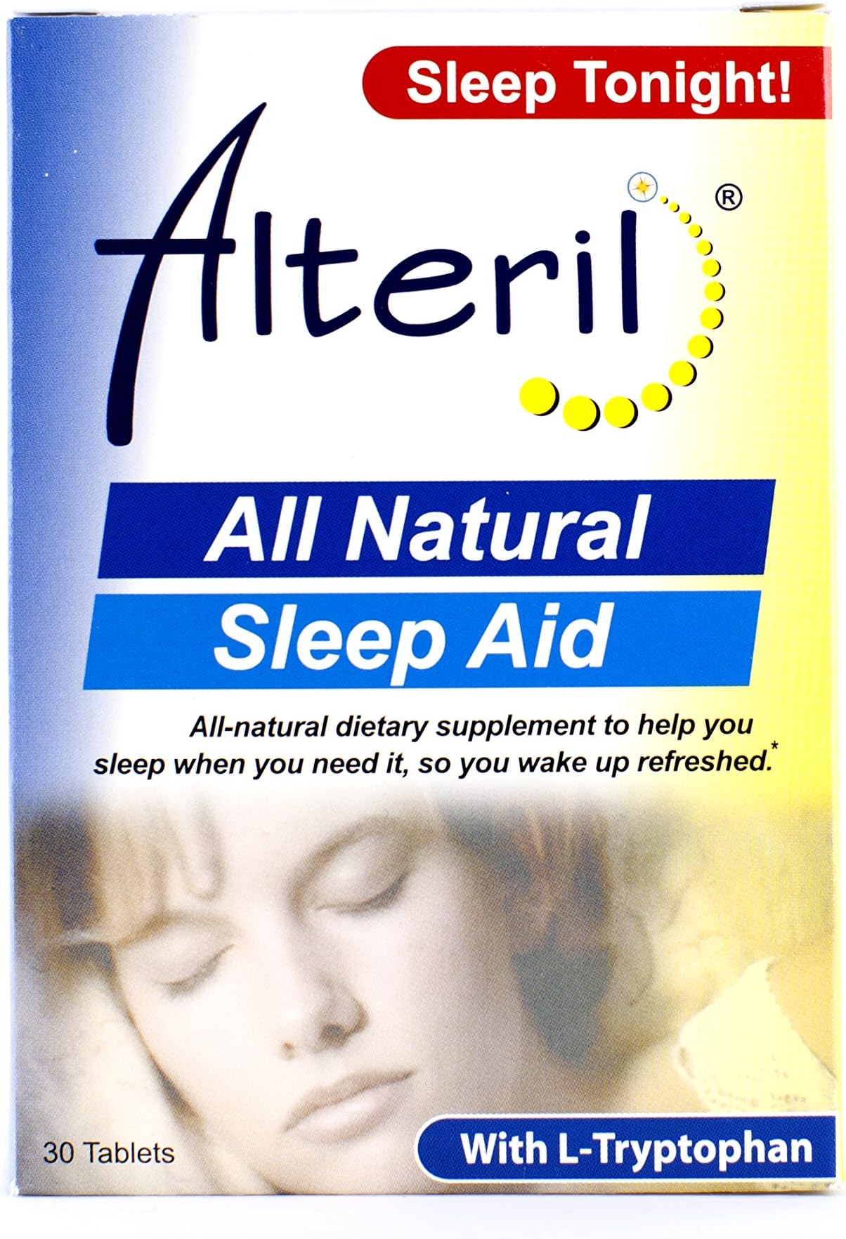 Alteril Natural Sleep Aid Tablets, 30 Count(Pack of 3)