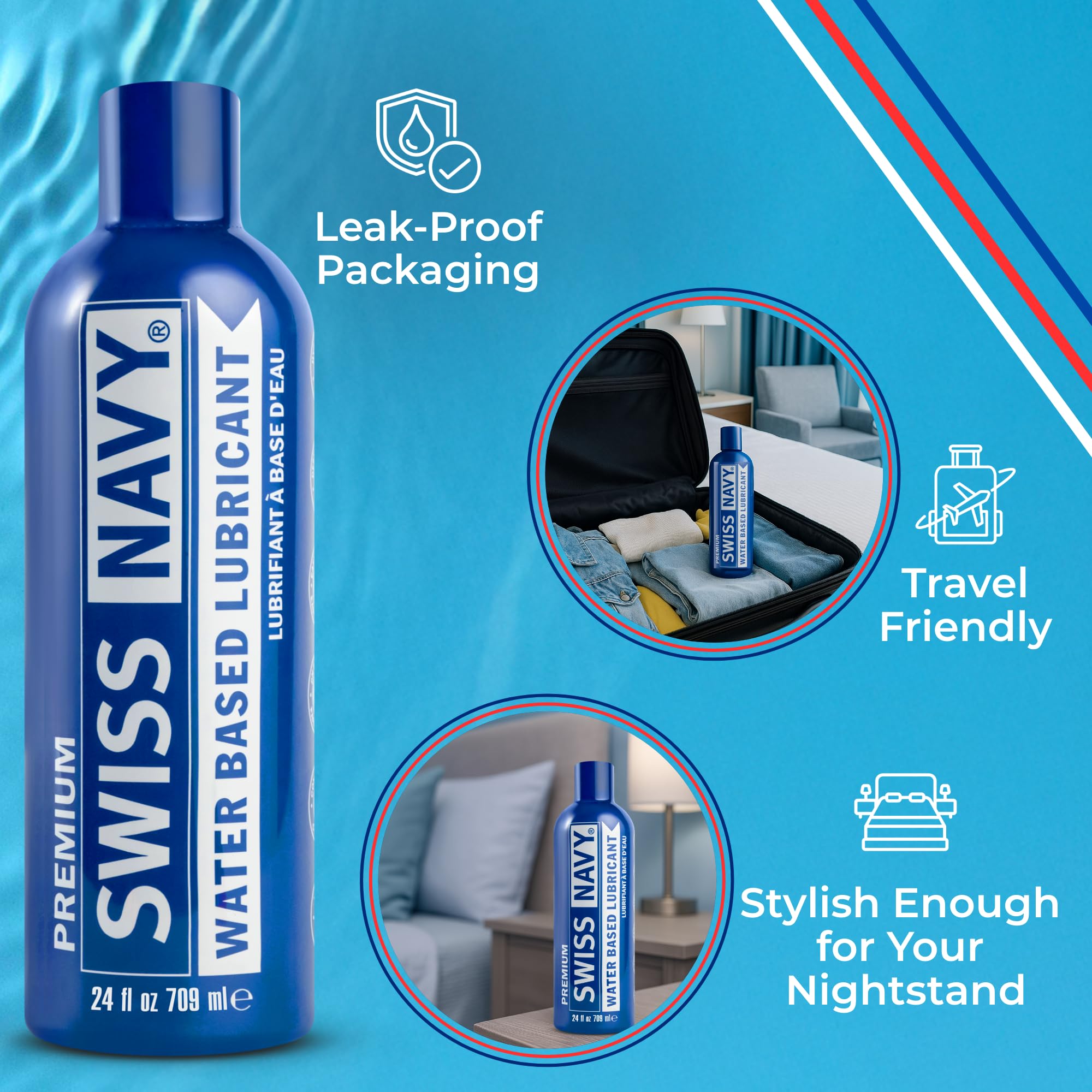 Amazon.com: Swiss Navy Premium Water-Based Lubricant - 24 oz - Lubricating Gel for Men, Women & Couples - Toy Safe - Non-Staining Formula - Compatible with Latex & Condoms : Health & Household Amazon.com: Swiss Navy Premium Water-Based Lubricant - 24 oz - Lubricating Gel for Men, Women & Couples - Toy Safe - Non-Staining Formula - Compatible with Latex & Condoms : Health & Household
