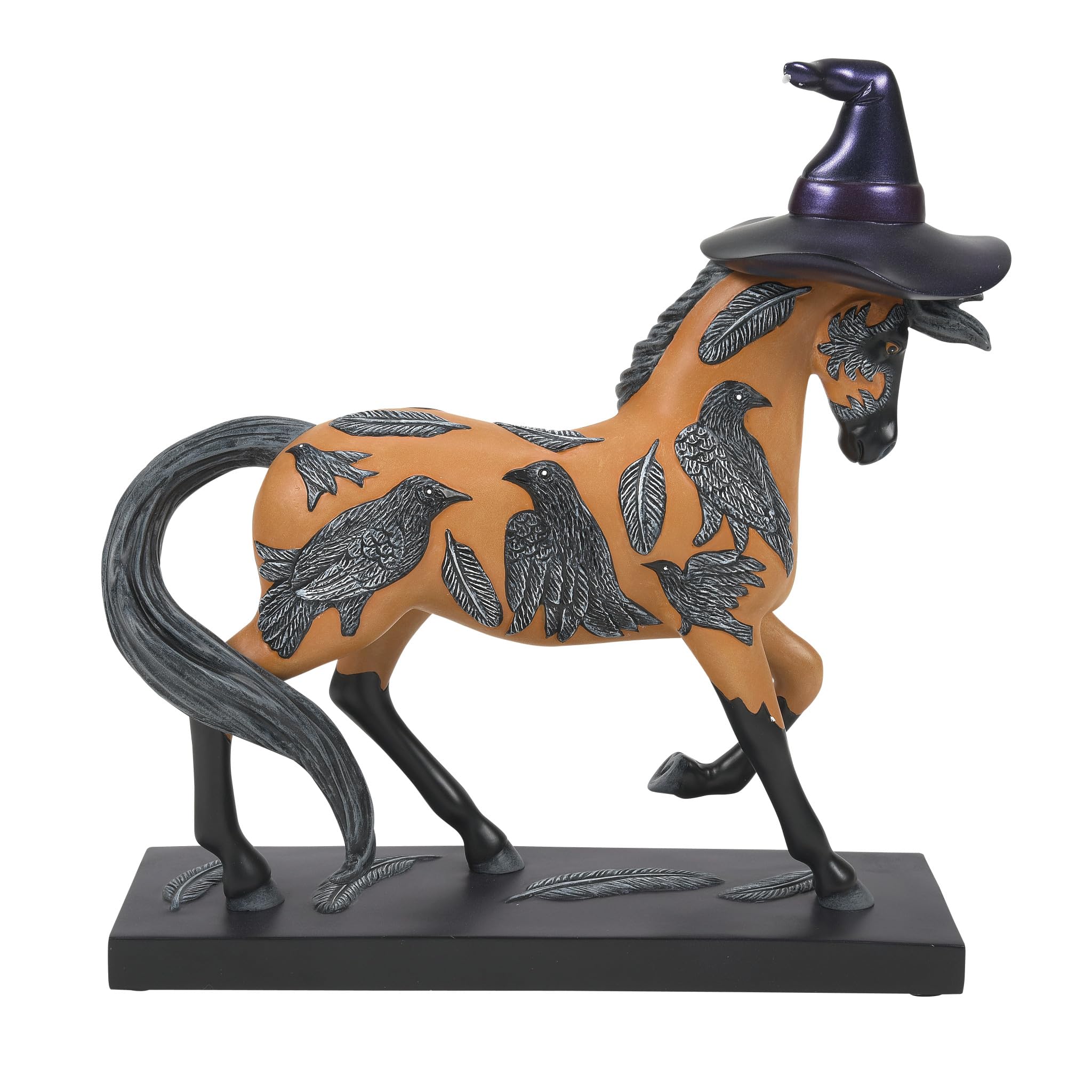 Enesco The Trail of Painted Ponies Halloween-Figur, Herbstversammlungen, 21,6 cm, Mehrfarbig