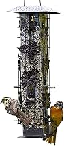 Perky-Pet 336-1SR Squirrel-Be-Gone Squirrel Proof Bird Feeder, 2LB, Outdoor Wild Bird Feeder with Weight-Activated Perches