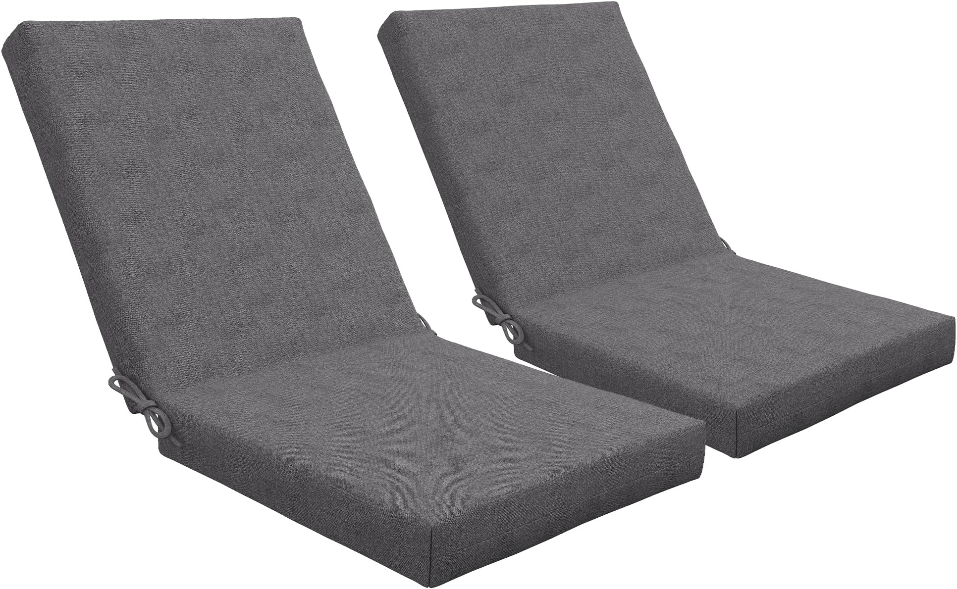 Outsunny Lot de 2 Coussins de Chaise d'extérieur, Galette de Chaise