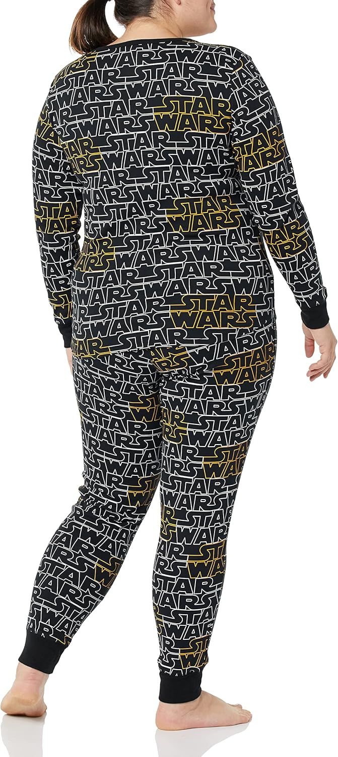 Amazon Essentials Disney | Marvel | Star Wars Women's Snug-Fit Cotton Pajama Sleepwear Sets - Image 4