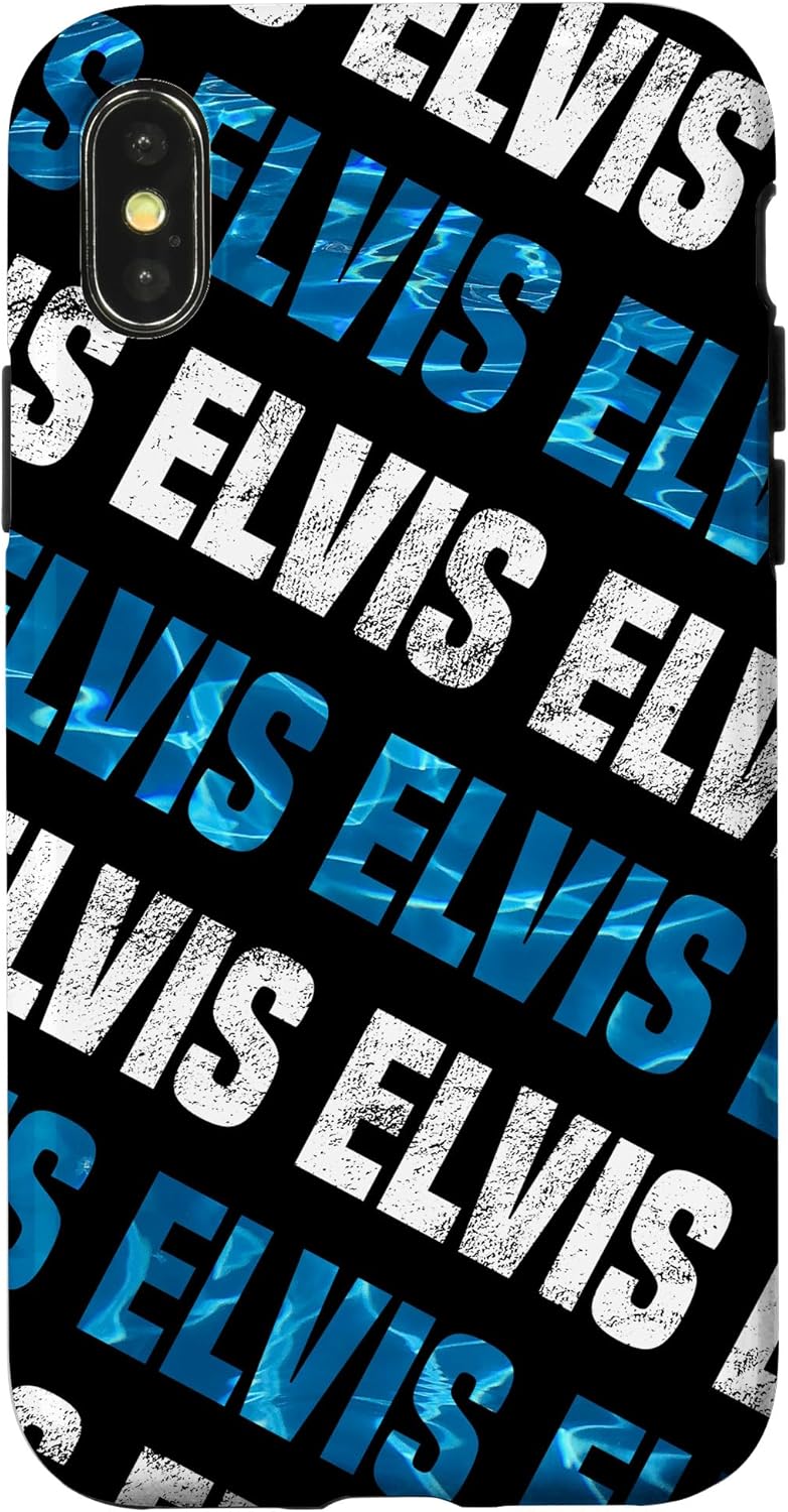 Custom Elvis Phone Cover Blue White Black Personalized Case for iPhone 17 Pro