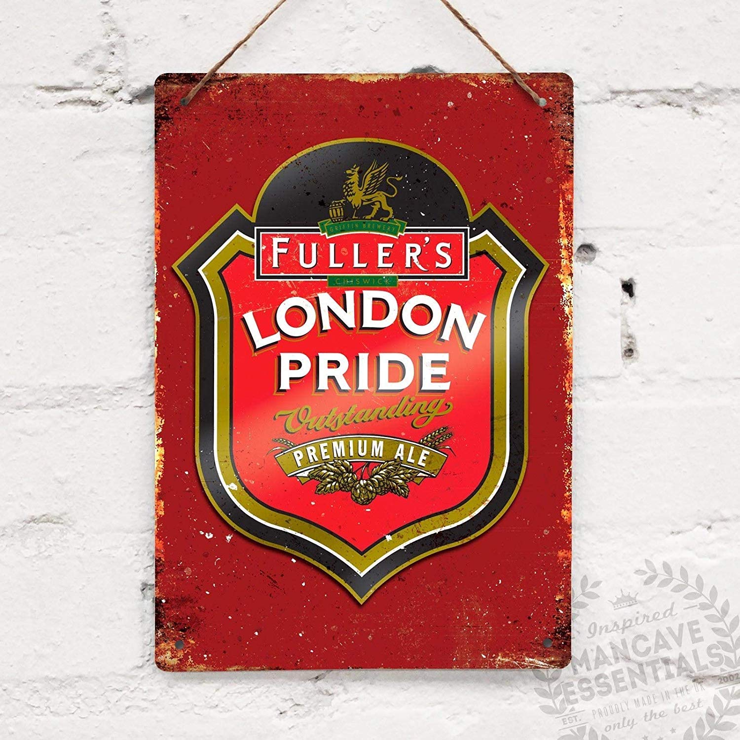 Ingzzaac Metalpostera105627 London Pride Ale Beer Vintage Tin Sign Metal Decor Metal Sign Wall Metal Tin Sign 8X12 Inches