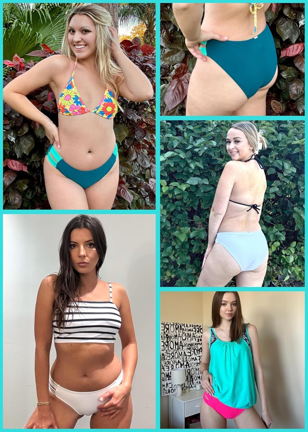 Zmart Strappy Low Rise Bikini Bottoms - Women Full Coverage Swim Bathing Suit Bottom Swimsuits Bottom - Image 6