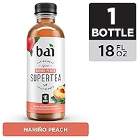 Vista 52 de Bai Té helado, Tanzania Lemon, superté con infusión de antioxidantes, elaborado con té real (té negro, té blanco), botellas de 18 onzas líquidas