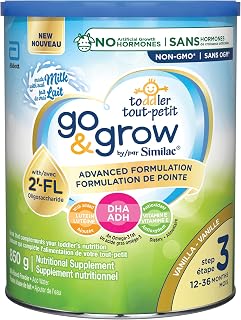 Similac Go & Grow Step 3 Toddler Drink with 2'-FL. Immune Support Innovation: 2'-FL, Powder, 12-36 Months, Vanilla Flavour, 850 grams