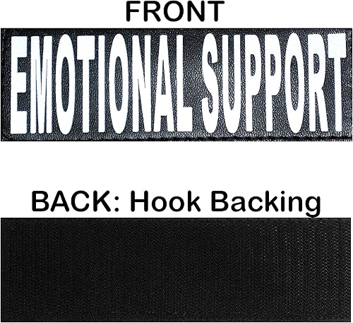 Miniatura 5 de Servicio de apoyo emocional chaleco para perros arnés de malla confortable y fresco La compra viene con 2 pathces reflexivos del velcro de la ayuda