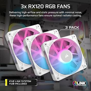 CORSAIR Hydro X Series iCUE LINK XH505i RGB Custom Cooling Kit White CX-9070019-WW