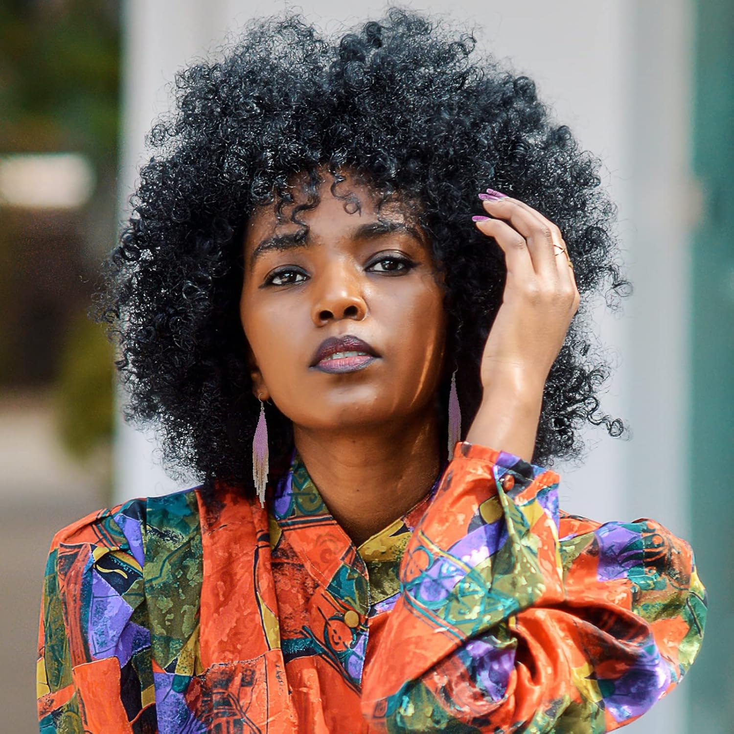 Native Beaded Tassel Earrings Boho - Handmade Seed Bead Statement Fringe Drop Earrings for Women Dangling - Image 4