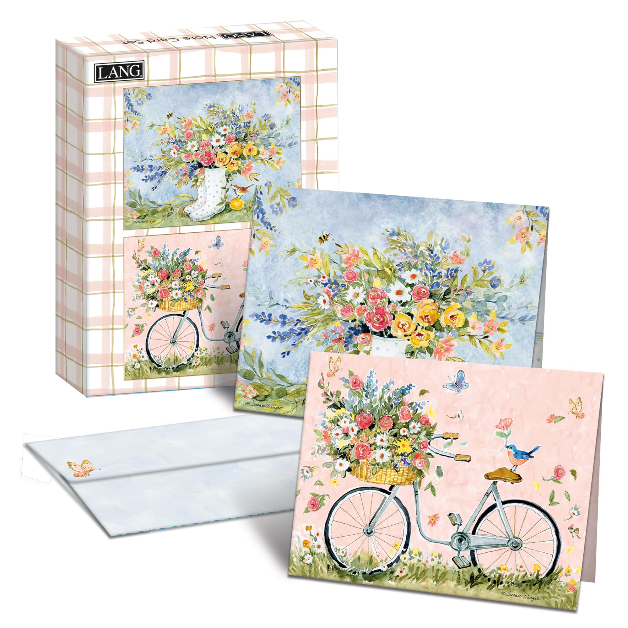 LANG Joy Of Life Notizkarten – Sortiertes Set Mit 12 Karten & Umschlägen In Erinnerungsbox