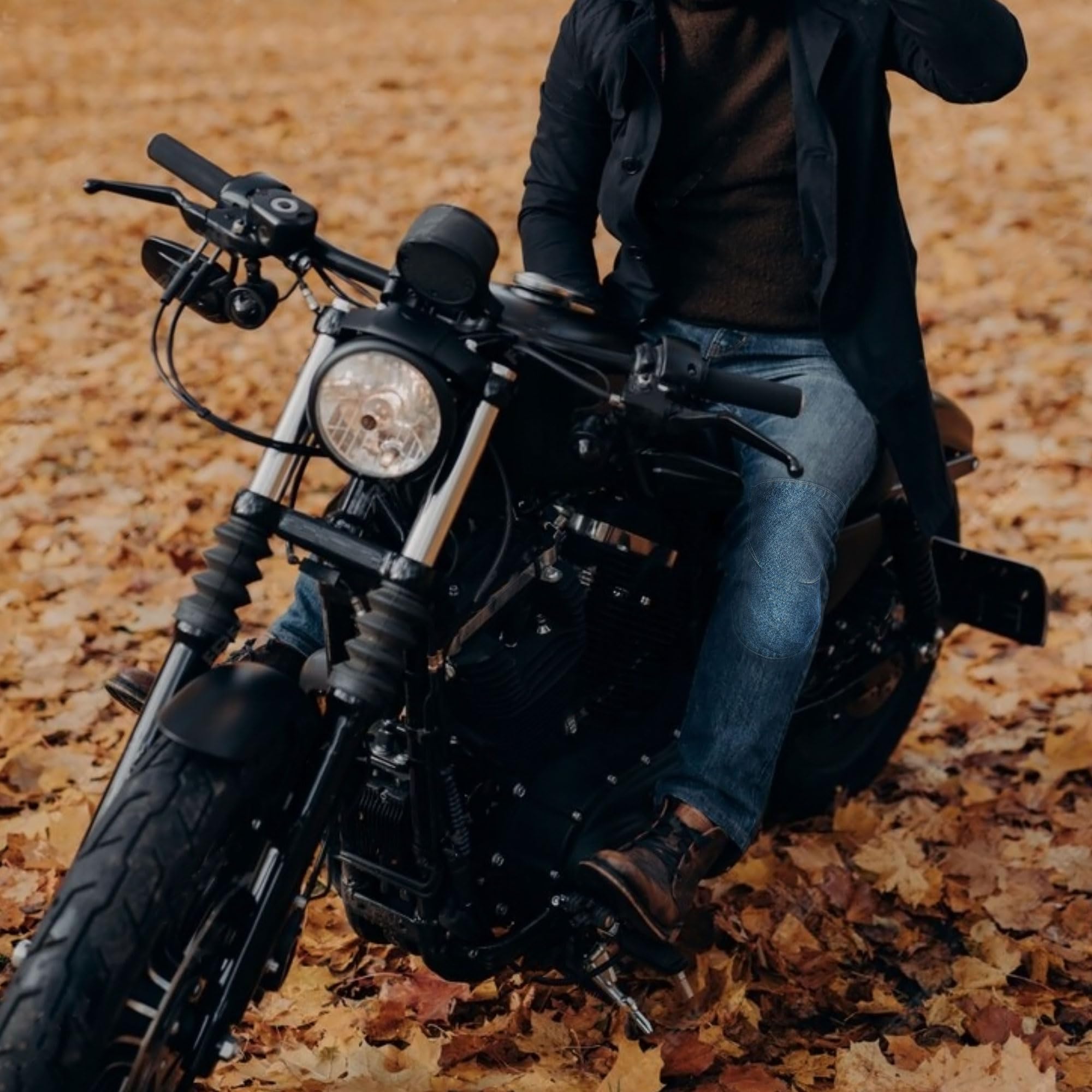 Pantaloni da moto da uomo e da donna, in fibra aramidica, unisex, con protezioni, certificati CE secondo la norma EN 17092-3:2020