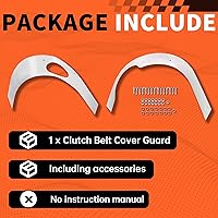 Vista 8 de ECOTRIC Protector de cinturón X3 compatible con Can-Am Maverick X3 2017-2023, protector de cinturón de protección interior, cubierta de embrague