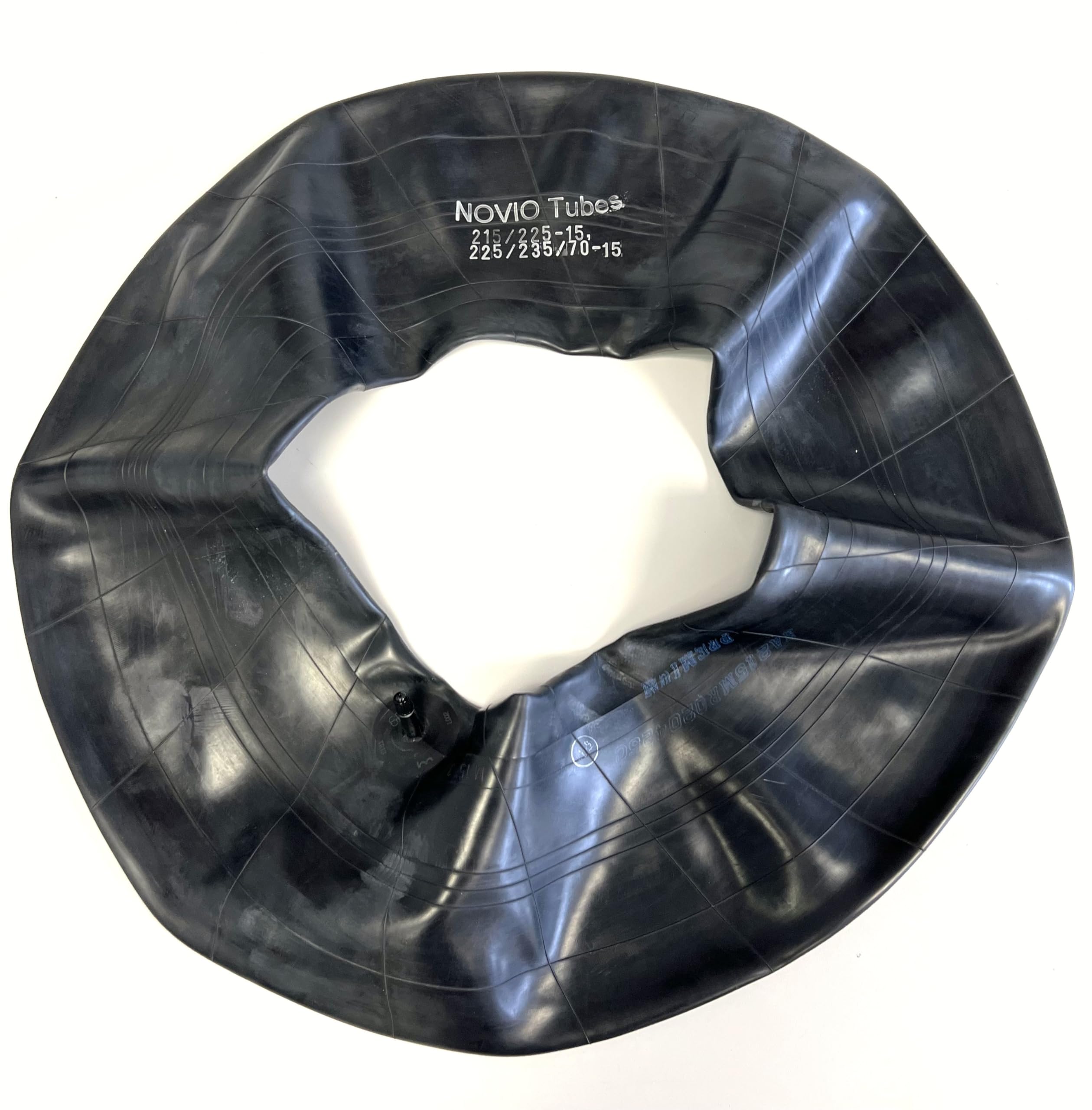 Tube 215/225-15 ainsi que 225/235/70-15 compatible avec des pneus de 15 pouces pour voitures, remorques, caravanes et remorques de transport de taille appropriée, valve automobile droite