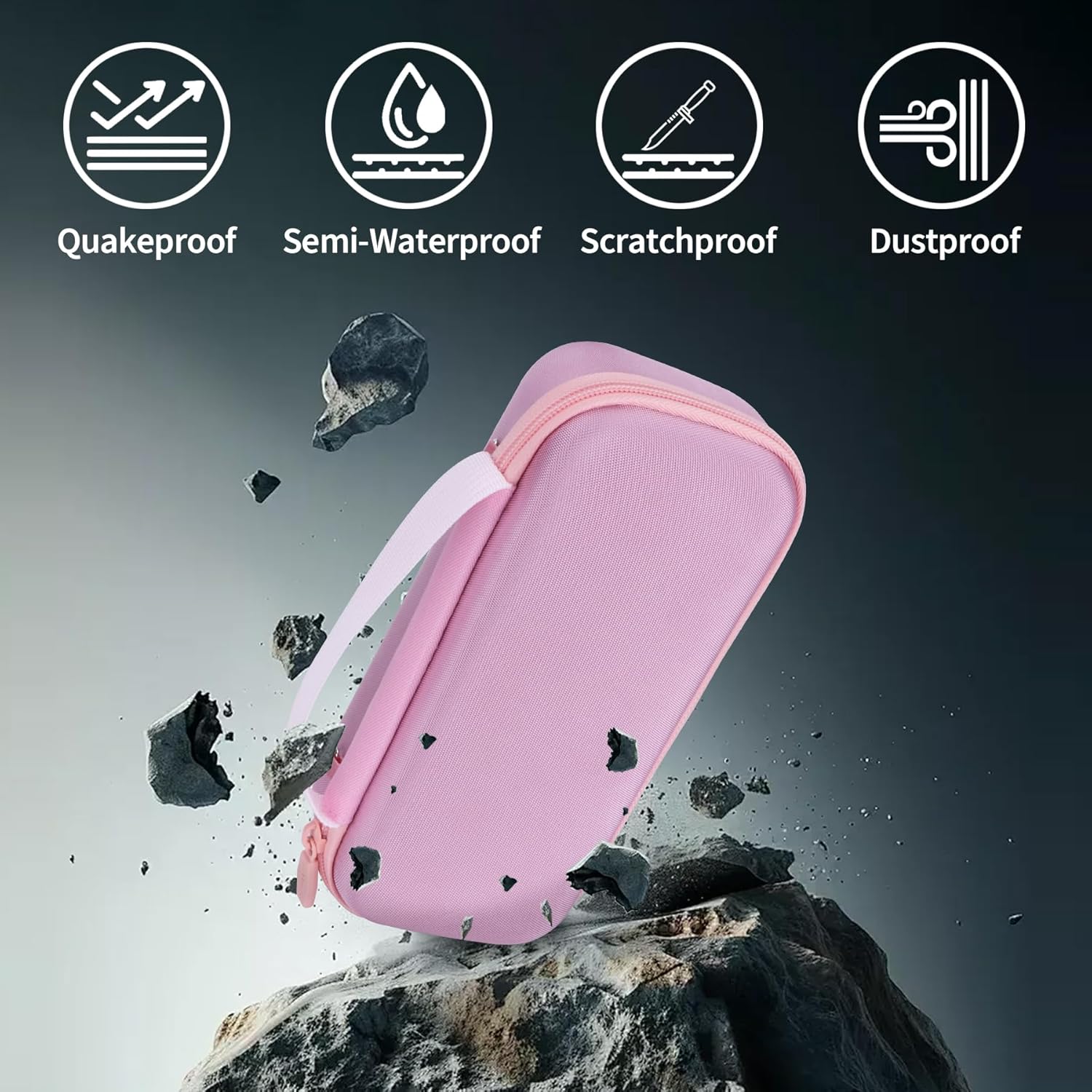 Storage Case Compatible with Bose SoundLink Flex 2nd Gen/Bose SoundLink Flex Portable Speaker (Petal Pink) - Image 7