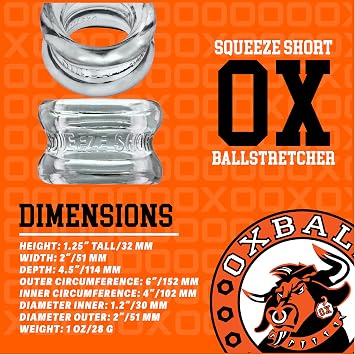 Squeeze Short Ballstretcher Clear